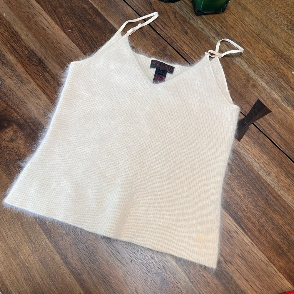 Vintage sweater tank, fuzzy S/M